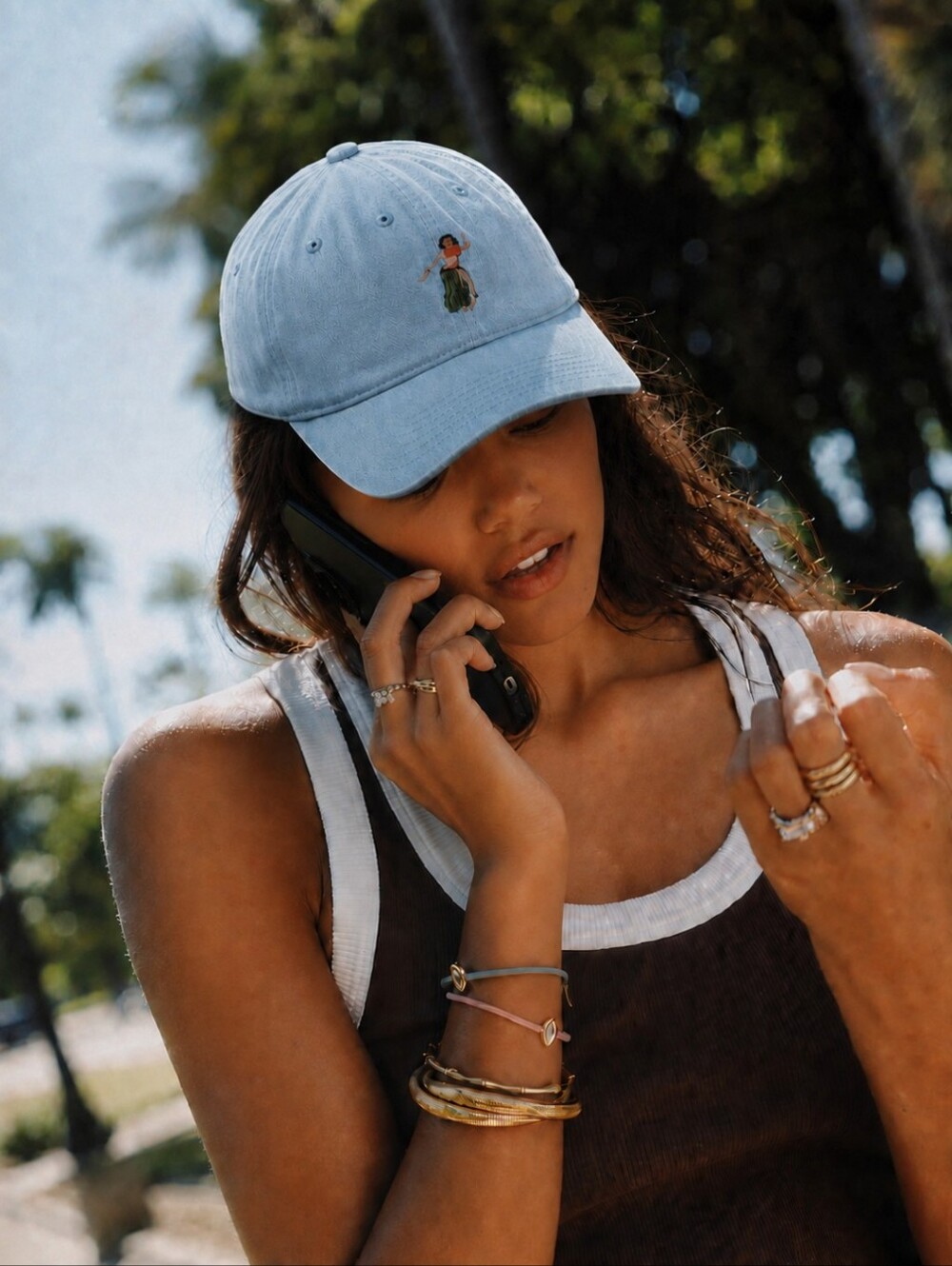 Goodfellow & Co. Hula Girl Chambray Baseball Hat